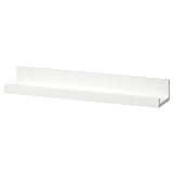 IKEA Mosslanda Bilderleiste Weiß, Holz, White, 55x 12 x 7 cm