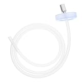 HONMEET Trinkwasserschlauch Ersatzset mit Edelstahlgewicht und Silikonrohr für Wasserspender Flaschenwasser Pumpe 1,4 Meter Zubehör für Elektrische Wasserpumpen