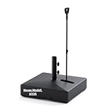 Gartenzeit® Sonnenschirmständer, Verbessertes Modell, rollbar, 65kg, befüllbar, Maße 60x60x17cm, Patent, Sonnenschirmständer mit Rollen für Sonnenschirme, fahbar, mobil,