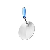 Schlammbretter aus Edelstahl für Maurer & Verputzen mit ergonomischem Griff, einfache Reinigung, Glättmörtel