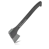 STAHLWERK Axt CA-445 ST 445 mm Beil | Fiberglasaxt | Handbeil | Universalaxt | Campingaxt | Campingbeil | Gartenaxt | Forstaxt aus geschmiedetem Carbon-Stahl mit stoßhemmendem Fiberglas-Griff