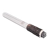 Flachmann für die Lederhose, mit bayrischem Löwen und Hirschhorngriff – Edelstahl & versilberte Kappe, Handgefertigt, Trachten-Accessoire