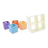 VICASKY 1 Satz Mini-puppenhaus Miniaturmöbel Für Puppenhäuser Mini- -dekore Puppenstubenregal Mini-hausmöbel Mini-regalmodelle Puppenmöbel Puppenhaus-miniaturzubehör Mini Regal Plastik