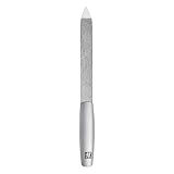 ZWILLING Saphir Nagelfeile, Formfeile Doppelseitig aus Edelstahl für Perfektes Feilergebnis aus Mattiertem Edelstahl, Premium, 130 mm (1er Pack)