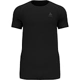 Odlo Unterhemd Herren Kurzarm Active F-Dry Light I Funktionsshirt I Funktionsunterwäsche Kurzarm Sportunterhemd I Herren