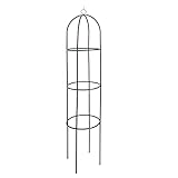 ESTEXO Rankhilfe Ranksäule Rankgitter 190 cm Rankturm Rankobelisk Rosenturm Rankgestell