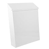 CANIGHT Kasten Briefkasten Edelstahl Mit Zeitungsfach Briefkasten Holzoptik Namensschild Für Briefkasten Briefkasten RAL Briefbox Hochzeit Briefkasten Schmal Mailbox