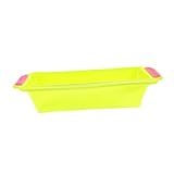 OKUMEYR Toastform Cupcake-behälter Backform Für Französisches Brot Baguette-brotpfanne Baguette-backform Backzubehör Baguettepfanne Käsekuchenform Kuchenbehälter Mit Deckel Kieselgel Green