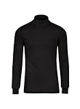Trigema Herren Sportrollkragenpullover 685010 , Schwarz (schwarz), X-Large