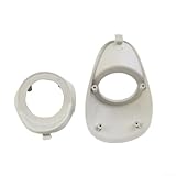 Jotekonoby Car Audio A-Säule Hochtöner Lautsprecher Halterung Adapter für 2,5-Zoll-Treiber, 2 Stück, weiß, Kunststoffbefestigung für Ring, kompatibel mit Sepa