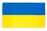 aricona Ukraine Flagge - Ukrainische Fahne 90 x 150 cm mit...