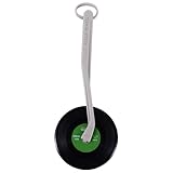 Veemoon Praktischer Pizzaschneider mit Gezahnter Klinge Kreatives Vinyl Schallplatten Design Küchengerät für Pizza Brot Langlebig und Vielseitig für Zuhause Bäckerei