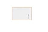 Bi-Office Budget Whiteboard mit Holzrahmen, magnetisch, 5...