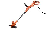 BLACK+DECKER Elektro-Rasentrimmer-/kantenschneider (550W, 30 cm Schnittbreite, AFS automatische Fadenverlängerung, werkzeuglos umstellen von Trimmen auf Kantenschneiden) BESTA530