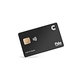 Cryptnox FIDO2 Sicherheitsschlüssel - Passwortlose & 2FA-Authentifizierung - Kompatibel Mit Microsoft, Apple, Google & Mehr - Mifare Desfire - Praktisches Kartenformat - NFC & Kontakt (Schwarz)