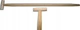 Spatenstiel Grabegabel Spatengabel Stiel Holzstiel T Griff 110cm Ø 36 Buche Holz