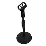 FUNOMOCYA Mikrofon-Clip-Ständer Tischmikrofon verstellbarer Mikrofonständer mikrofonstativ microphone stand Desktop-Mikrofonständer mit Mikrofonclip Mikrofonständer Schreibtisch Plastik