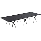 Mckinley Unisex Camp 10 Bett, Black, 190x65x38cm