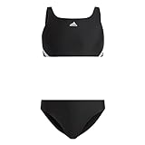 Adidas Ib6001 3S Bikini Badeanzug Mädchen Schwarz - Weiß 1415