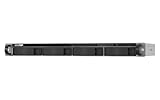 QNAP TS-433eU 4-Bay NAS, 1U Rackmount Design, Kurze Tiefe, Edge Speicher, Dateiverwaltung, Docker Container