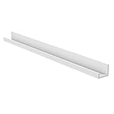 Ikea 902.921.03 MOSSLANDA Bilderleiste in weiß (115cm), Holz, White, 115,3 x 12,3 x 7,2 cm
