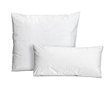 sleepling 2er Set 80 x 80 cm Kissenbezug Evolon Encasing Kopfkissen, Milbenbezug, milbenkotdicht, Hausstauballergiker, 95 Grad Kochfest, Made in Germany, weiß