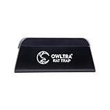 OWLTRA OW-1 Elektrische Rattenfalle Instant Kill Nagetiervernichter mit Pet Safe Trigger, Schwarz