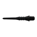 Target Darts Unisex – Erwachsene Schwarze Pixel Softdart Spitzen-50er-pack Soft Dartpfeil-Spitzen, 50er-Pack