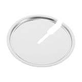 Ipetboom Edelstahl Trichterdeckel für Oktopusbällchen und Fleischbällchen Hitzebeständig mit Sichtfenster Küchenzubehör für Induktions und Gasherde Multifunktional für Pfannkuchen und