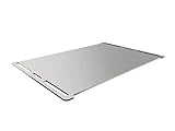 Knister Plancha Platte Edelstahl, Plancha Grillplatte für alle Camping Grill Varianten von Knister Grill, Gemüseplatte (20 x 28 cm)