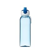 Mepal - Wasserflasche Pop-Up Campus - Auslaufsichere Trinkflasche für Schule & Unterwegs - Transparente Trinkbecher - BPA-frei & Spülmaschinenfest - 500 ml - Blue