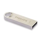 Philips Moon Edition High Speed 2.0 USB-Flash-Laufwerk 128 GB für PC, Laptop, Computer Data Storage, Lesegeschwindigkeit bis zu 20 MB/s, Aluminium, Schlüsselanhänger