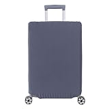 JYNXOR 1 Stück Kofferhülle, Elastisch Reise Kofferschutzhülle, Luggage Cover, Kofferüberzug Schutzhülle, Reisekoffer Hülle Kofferschutz, Waschbarer Gepäck Abdeckung(22-25 Zoll, M, Grau)