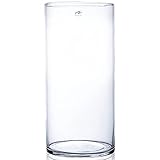 Glasvase Cyli klar zylindrisch 40 cm Ø 19 cm hot Cut von Sandra Rich