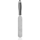 Wenco Premium Tortenmesser, 20 cm Länge, 33,5 cm Gesamtlänge, Edelstahl / Kunststoff, Silber / Schwarz, Modell 2023