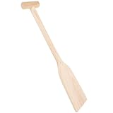 Abaodam Holzruder Bootspaddel Leichtes Holzpaddel 195 Zoll Handgefertigt für Wassersportbegeisterte und Anfänger Paddelboot Kanu