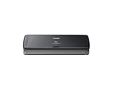 Canon P-215II imageFORMULA - mobiler Dokumentenscanner (Duplex, Einzug, 600 DPI, Plug&Scan Technologie, Farbscan, CaptureOnTouch Software, PDF OCR, schwarz, USB, 20 Blatt ADF, 15 Seiten/Min.)