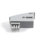 COXBOX TAE RJ45 DSL Adapter für Fritz!Box o. Speedport in grau - 4/5 belegt, nicht 1/8 - 8P2C