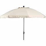 Siena Garden Schirm 250/10t.Poly natur Gest anthr/Pol nat. UV+50