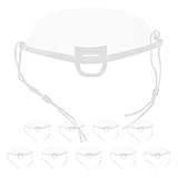 Operitacx 10 Stück Mundschutzmasken für Restaurants, Transparente Gesichtsschützer, Nasen- Und für Köche in Der Gastronomie