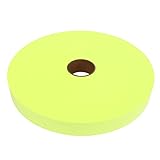 WIHFHGZ Racket Grip Tape, Sweat Absorbent PU Griffband 4,5m - rutschfest, Atmungsaktiv Für Tennis, Badminton, Angelruten (Fluoreszierendes Gelb)