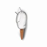 Scheurich Bördy M, Waterreserve Wasserspender aus Kunststoff und Tonkegel, Transparent, 20 cm hoch, 0,22 l Vol.