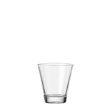 Leonardo Ciao Trink-Gläser, 6er Set, spülmaschinengeeignete Wasser-Gläser, Trink-Becher aus Glas, Saft-Gläser, Getränke-Set, 215 ml, 012666