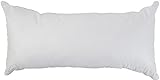 Newgen Medicals Wasserkopfkissen: 2in1-Wasserkissen mit Flauschiger Faserfüllung, Baumwollbezug, 40x80cm (Nacken-Kissen, Rückenschläfer-Kissen, Bettwäsche)
