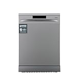 Gorenje GS 620 C10S Freistehender Geschirrspüler/ 60cm / 14 Maßgedecke / 3 Körbe / 5 Programme/Inverter PowerDrive Motor/SpeedWash/TotalDry/vollständiger Überlaufschutz/Grau Metallic