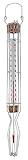 Lantelme Analog-Einkochthermometer 110 °C mit Drahtfassung – Für Einkochen, Einwecken, Einmachen – Thermometer Ideal für Kessel, Marmeladen, Zucker und Schokolade