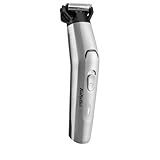 BaByliss Men 11-in-1 Titanium Multi-Grooming Kit Wasserdicht Köperhaartrimmer, Barttrimmer, Nasenhaartrimmer, Augenbrauen, Detailtrimmer und Multifunktionstrimmer, inkl. Tasche, Silber Schwarz MT861E