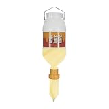 Gewürzspender, Spender für Soßengewürzflaschen, auslaufsicher, 2,5 l, mit Deckel für Salate, Mayonnaise, Küchenöle, Geschäfte D