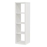 Ikea Kallax Regal, Bücherregal, Wandregal, Raumteiler in weiß (42 x 147 cm)