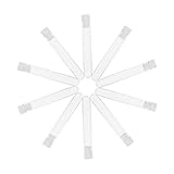 Zerodeko 50Stücke Klares Reagenzglas Aus Transparent Für Labor Experimente Kinderwissenschaften Mit Passendem Reagenzglasständer Ml
